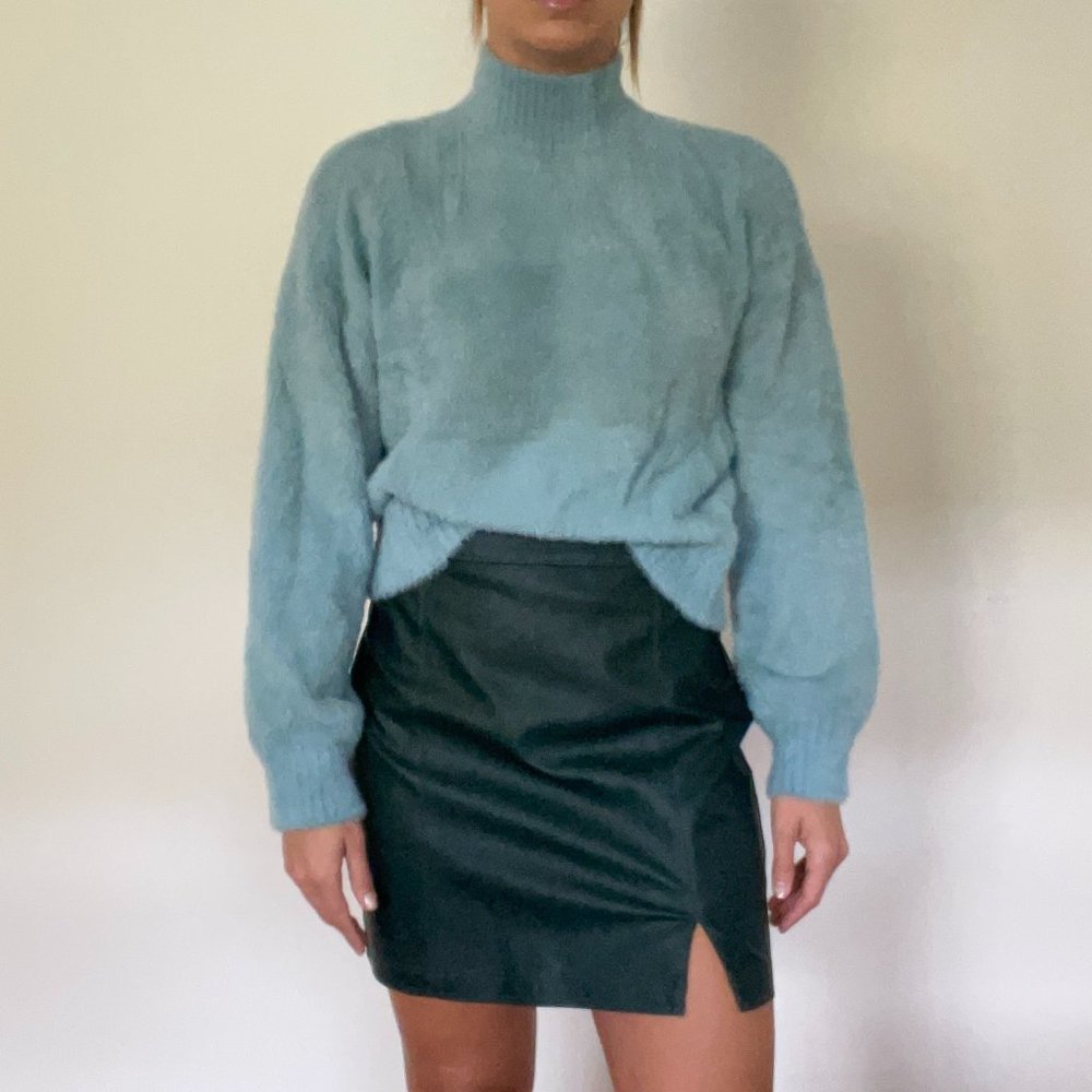 Revolve Lovers + Friends Maelie Sweater in Aqua